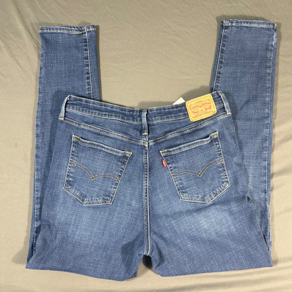 Levi's 721 High Rise Skinny Jeans Size 33 Women Stretch Denim Classic Fit - Picture 7 of 9